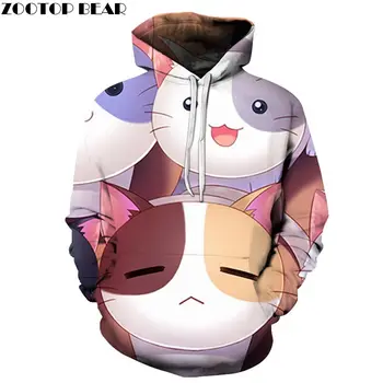

Sad And Happy Cat 3D Printed Mens Pullover Sweatshirt Pullover Casual Hoodie Men Fashion Hoodie Streetwear Tops ZOOTOP BEAR