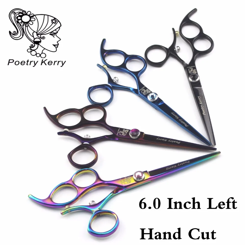 

6 inch Left-Hande Rotating handle Hairdressing Scissors Hair Cutting Scissors Set Barber Shears High Quality Salon hair care &