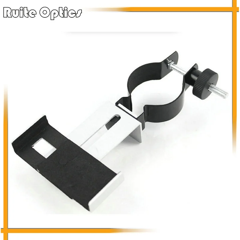 

360 Degree Rotatable Universal mobile phone clip bracket for astronomical binoculars telescope shoot camera photography