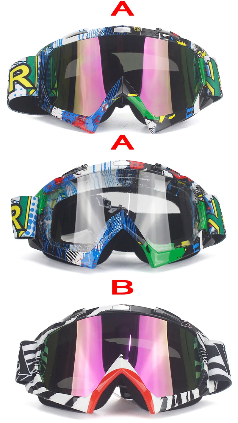 Высококачественные очки для мотокросса, очки для велоспорта MX, шлемы для бездорожья, лыжные спортивные очки, очки для мотоцикла, очки гонщика