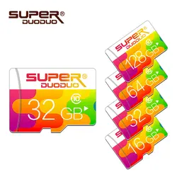 Micro sd карта 32 Гб 64 Гб 128 Гб класс 10 карта памяти 8 Гб 16 Гб класс 10 SDXC/SDHC mini TF карта бесплатная доставка