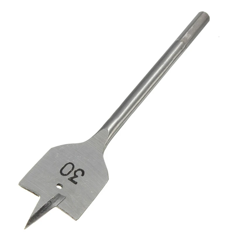 1Pc 11-38mm Machine Flat Wood Drill Bit Tool 155mm Length Flat Spade Hex Shank
