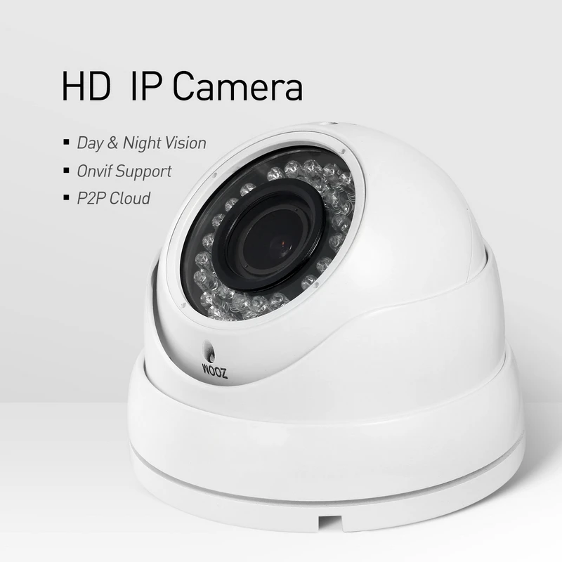H.265 POE Водонепроницаемая 1080P 2 8 12 мм зум ip камера 2.0MP 36 LED наружная безопасности ONVIF