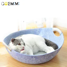Cat Bed Cave Comfortable Sleeping Bag For Cats Felt Cloth Breathable All Season Banana Pet Bed Cat Nest Mat 2019 Cat Bed Cave Comfortable Sleeping Bag For Cats Felt Cloth Breathable All Season Banana Pet Bed Cat Nest Mat 2019