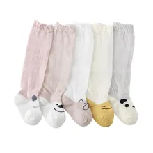 Милые носки для маленьких девочек длинные хлопковые носки вечерние мягкие гетры для маленьких детей