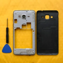 Original Mittleren Rahmen Für Samsung Galaxy Groß Prime G531 G531H G531F Telefon Gehäuse Chassis Fall Mit Hinten Batterie Tür Abdeckung