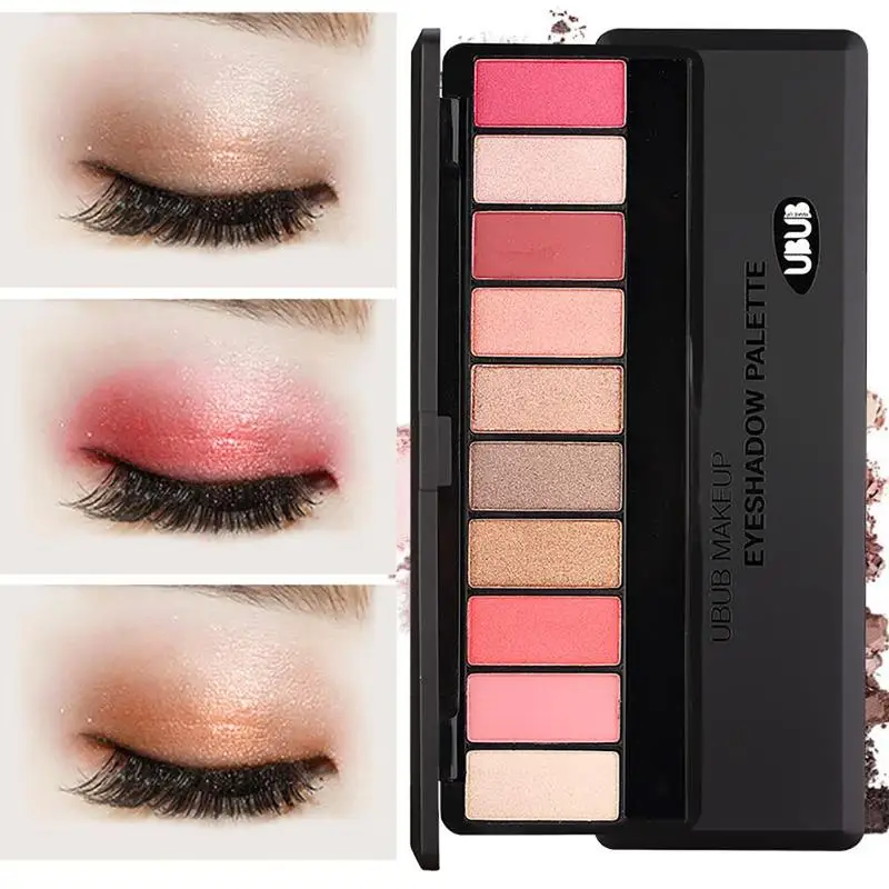 

Make Up Eyeshadow Palette 10 Colors Matte Eyeshadow Palette Shiny Glitter Eye Shadow Makeup Nude Shiny Glitter Eye Shadow Set