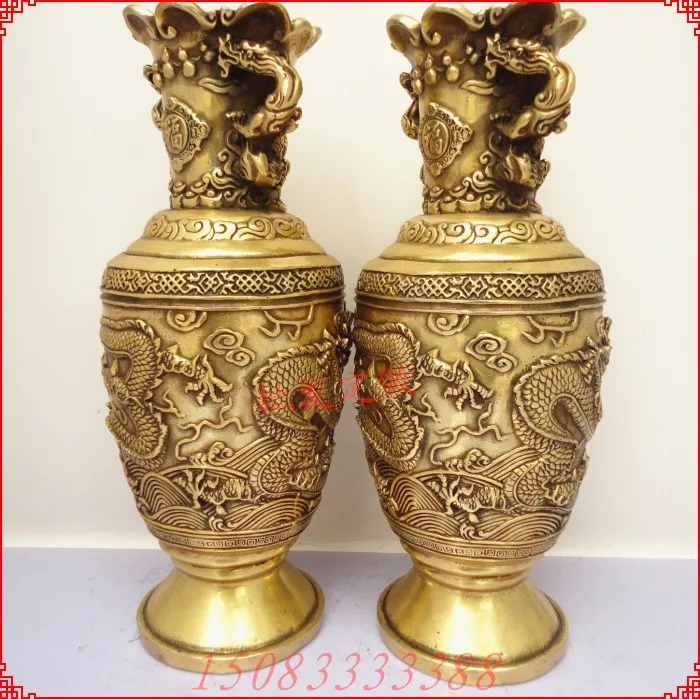 

Bronze statue copper vase decoration vase a pair of home decoration gift technology Bronze bronze sculpture,