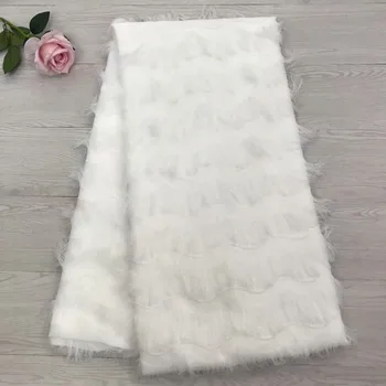 

White Color African Cord Lace Fabric African Guipure Cord Lace High Quality French Embroidery Lace Fabric For Wedding LJ810-808
