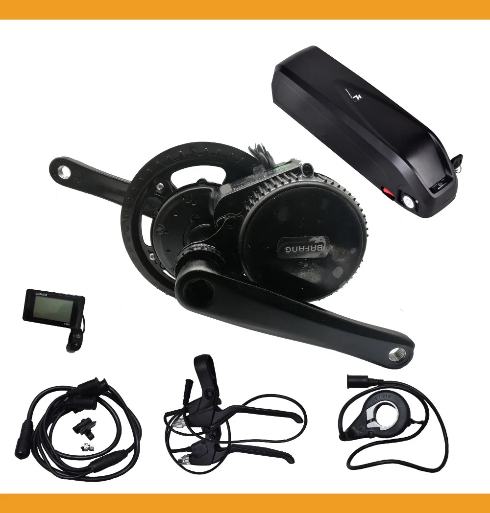 bafang bbs02 with 500w 36v hailong battery