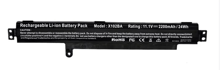 2200mAh 11.1V A31N1311 Laptop Battery For ASUS VivoBook F102B F102BA X102B X102BA-BH41T F102BA F102BA-DF047H F102BA-SH41T