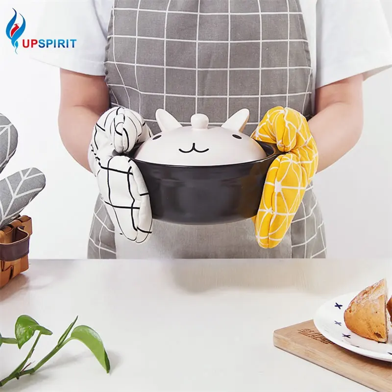 Upspirit термостойкий фартук для перчаток с карманом японская стильная кастрюля