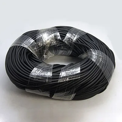 

Solid Rubber Beading Cord Black Round No Hole Synthetic for Necklace Bracelet Jewelry Making DIY 2mm 3mm 4mm 5mm 8mm,2000g