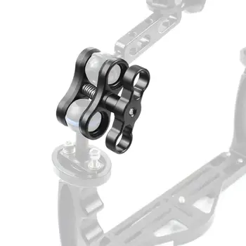 

Aluminum Clip Arm Clamp Diving Lights Ball Butterfly Mount for GoPro Hero 7 6 5 4/ Xiaoyi/ Sjcam Sports Camera