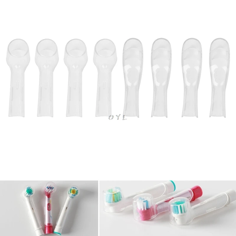 

Brand 4pcs/set Travel Electric Toothbrush Head Protective Case Soft Silicone Brush Head Storage Dust Clear Cover for Brush Head