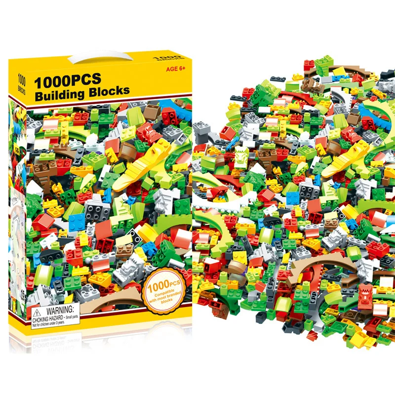 1000Pcs Building Bricks Set City DIY Creative Brick Toys For Child