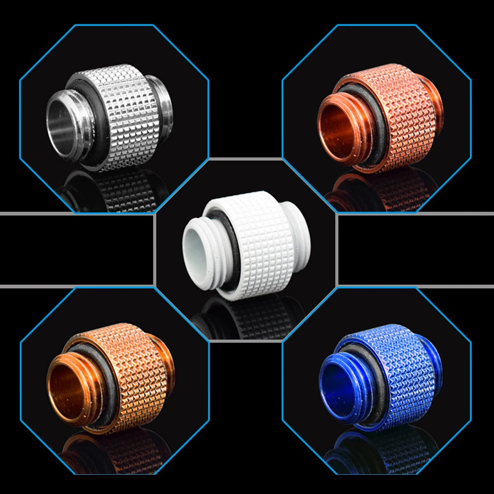 

Pump & Water Tank Connector G1/4 Screw Thread Standard Converter Adapter Water Liquid Cooling System Accessory