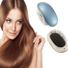 Портативный электрический фен с ионизацией гребень ионные идеальный выпрямление Styler Железный щетка уход за волосами выпрямитель электрический утюг щетка