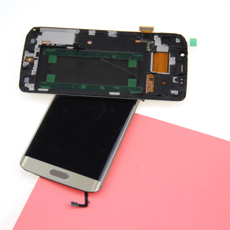 Тестирование ЖК дисплей для Samsung Galaxy S6 Edge g925 G925F SM сенсорный экран планшета