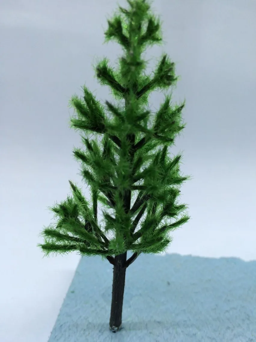 Koop 2017 Tijd beperkte Nieuwe Aarde Dag Decoratie 5 stks partij Plastic Building Materiaal Outdoor, architectonisch Model Boom, 40mm ~ 140mm Bomen