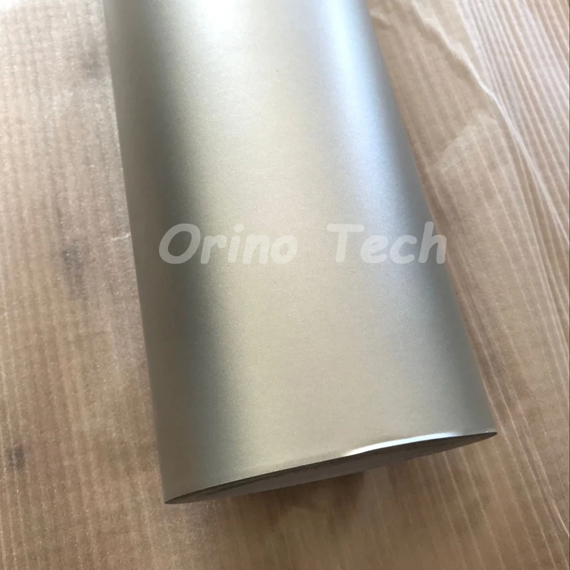 Silver Metallic Satin Vinyl Film-1