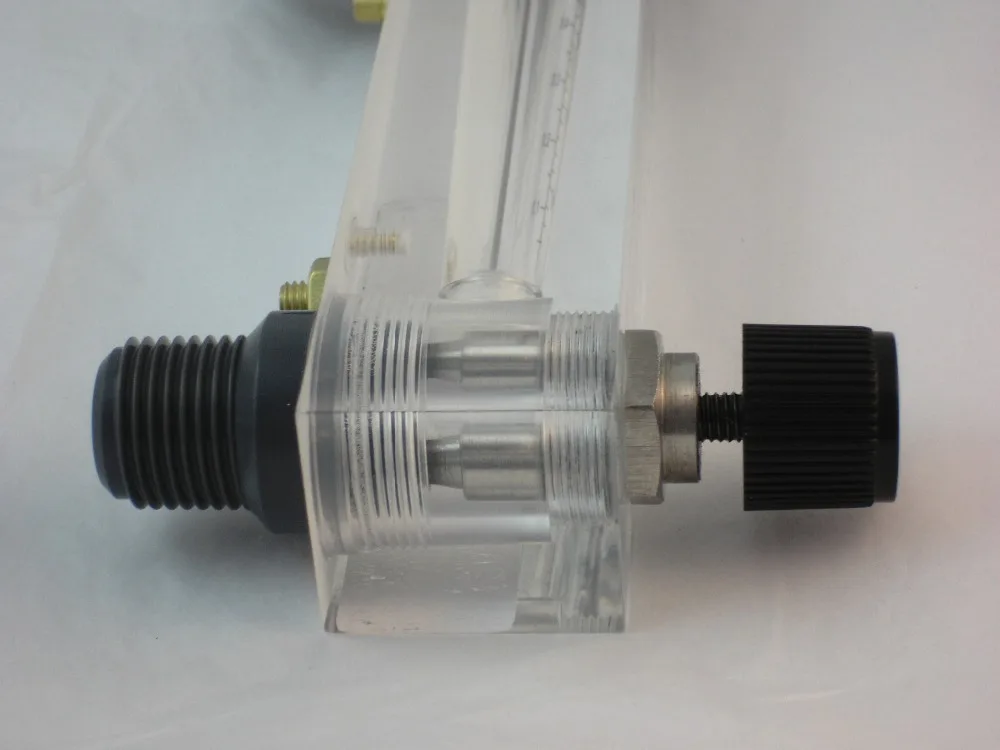 Flowmeter LZM-15 panel type for gas/air with control valve 1/2BSPT or NPT Screw thread
