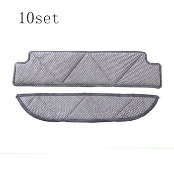 

10set Mopping Cleaning cloth Mop For Ecovacs Winbot WRN60 TBW60TG W710 W730