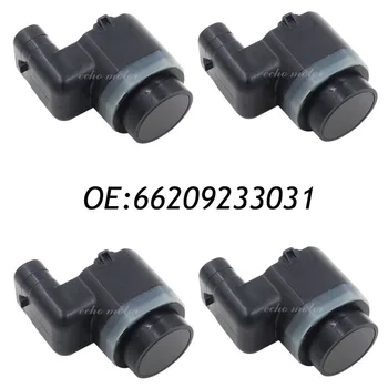 

New 4pcs PDC Parking Sensor Bumper Object Reverse Assist Radar 66209233031 9233031 For BMW