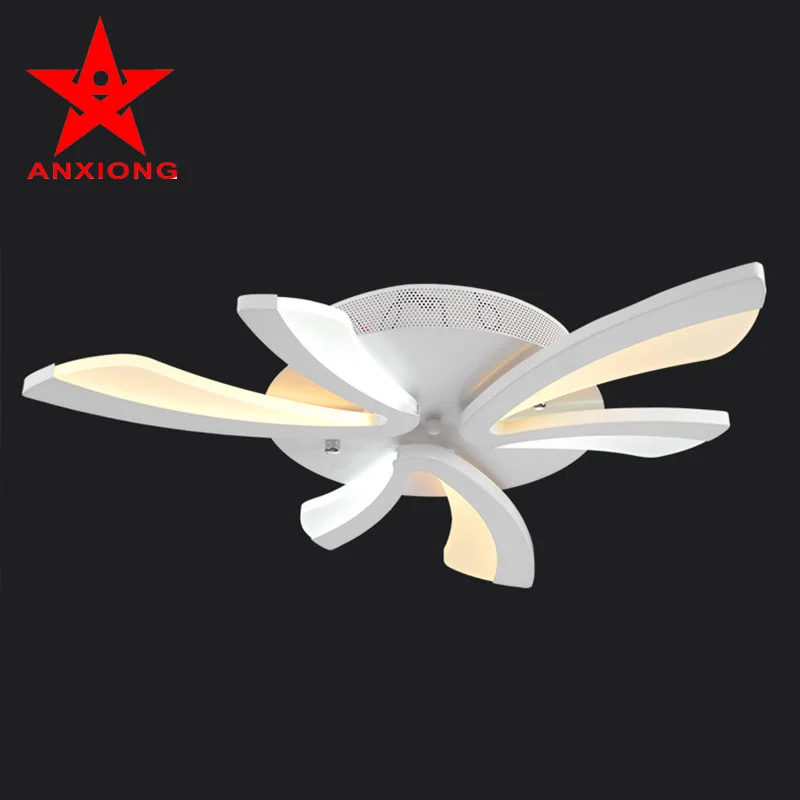 

ANXIONG 3 Lamps 55*10 CM 30W Remote Control Modern led ceiling lights smart ceiling lamps acrylic aluminum body LED Lamp ceiling