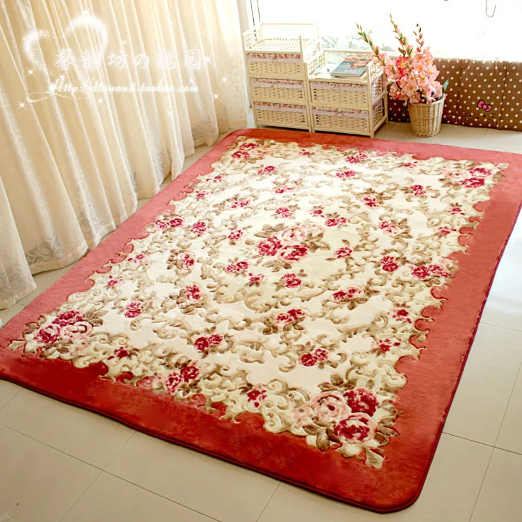 Rustic rose fashion quality artificial wool thickening eco friendly