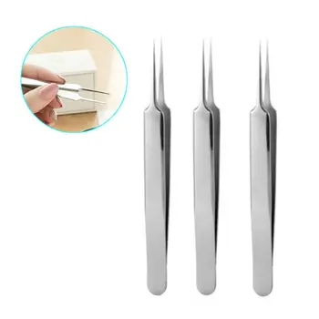 

3Pcs/Set Blackhead Remover Comedones Pimple Extractor Acne Blemish Removal Kit Stainless Steel Needle Tweezer Clean Tool
