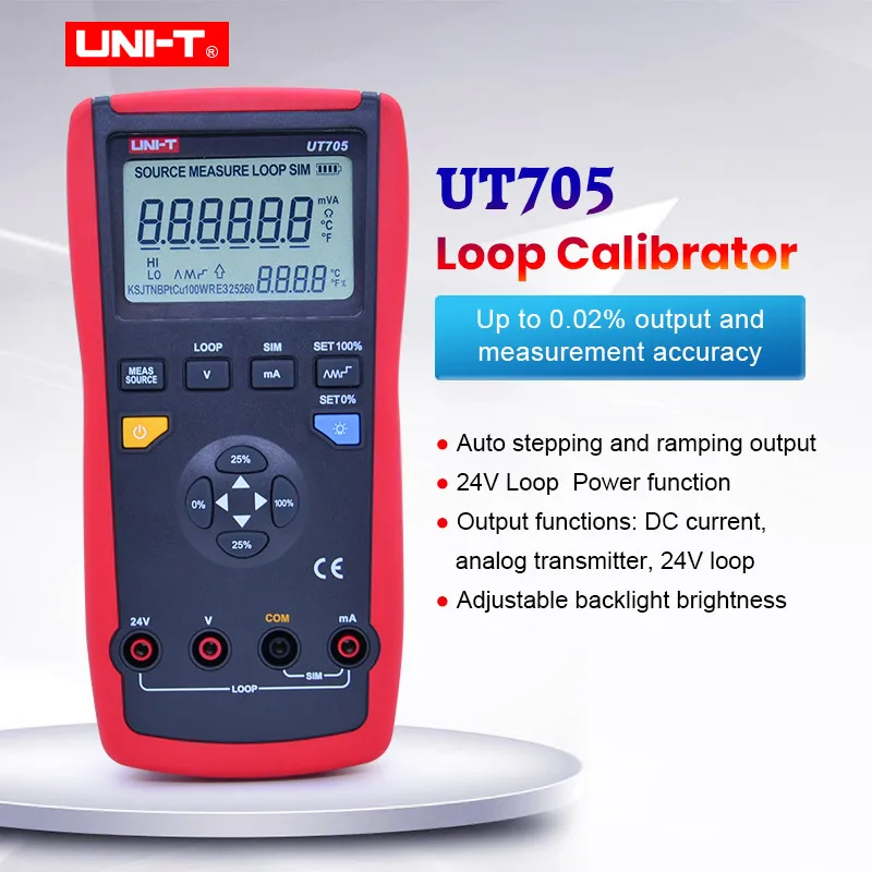 

UNI-T UT705 Single Function loop calibrator calibrator process loop signal generator for Loop Calibration and Repair