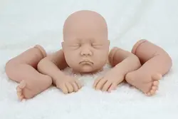 22 дюймов унисекс винилсиликоновых Reborn Baby Alive кукла Наборы кукла аксессуары Sleepy с головой 3/4 конечностей пустой Unpaint Запчасти DIY