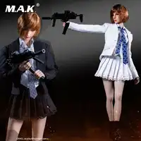 1/6 Scale Sexy ACPLAY 1/6 ATX041 Girl uniform set Clothes Suit set Leather jumpsuit Figure Model for female body figure toy gift