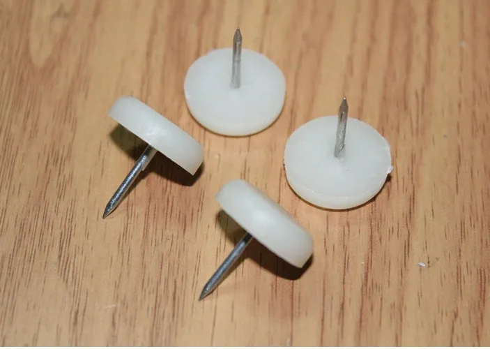 18mm nylon furniture chair nail feet glides feet bottom protect