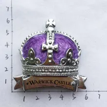 Британский замок Warwick warwicklock туристический сувенир покрытие трехмерная Корона магнитные наклейки холодильник