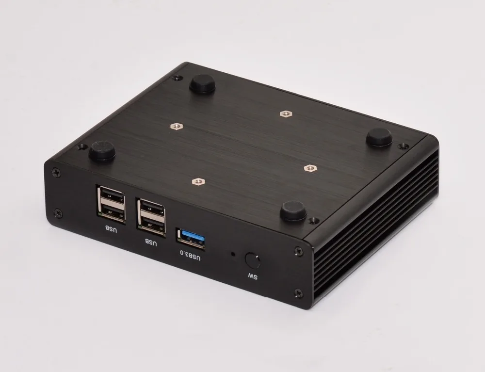 Windows мини ПК Celeron Barebone HTPC Intel Nuc Безвентиляторный Компьютер Процессор Intel Celeron N2810 N2920 J1900 двойной HDMI 300M Wifi USD3.0