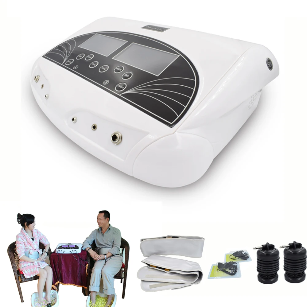 

2016 Ion Far Infrared Ionic Cleanse Detox Foot Bath Machine Detox Array Combined with detox foot spa use 110-240V DHL shipping