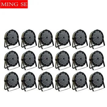 

18units/lots 54X3W RGBW LED Par Light LED PAR DMX512 controller led lights, disco lights DJ equipment
