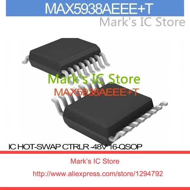 MAX5938AEEE+T IC HOT SWAP CTRLR 48V 16 QSOP MAX5938AEEE 5938 MAX5938A