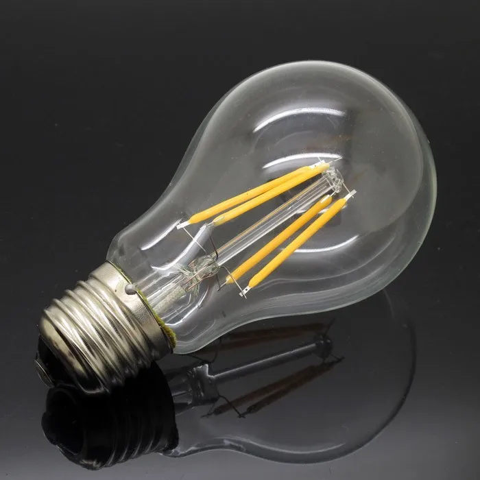 Edison, дизайн, диммируемая, 8 Вт, E27, 220 В, 240 в, AC, светодиодный, лампа накаливания, COB, лампы CRI 90, 360 градусов, люстра, заменяет галогенный светильник