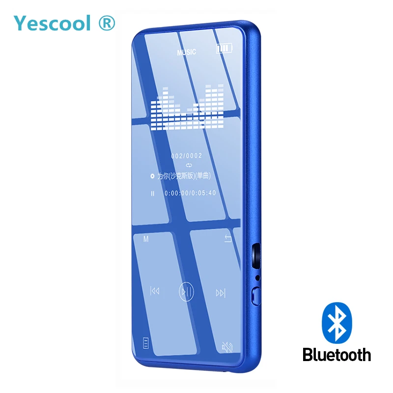 Yescool X8 металлический сенсорный экран MP4 Bluetooth музыкальный плеер для занятий