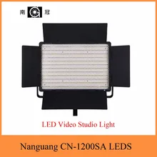 Nanguang cn-1200sa светодиодов 5600 К 10300 LUX LED видео Студийный свет Панель с V блокировки Батарея крепление extreme CRI ra 95