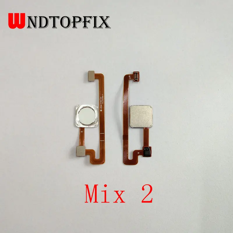 Original Mi Max2 Mix2 Back Home Key Fingerprint Sensor Button Flex Cable For Xiaomi Max Mix 4