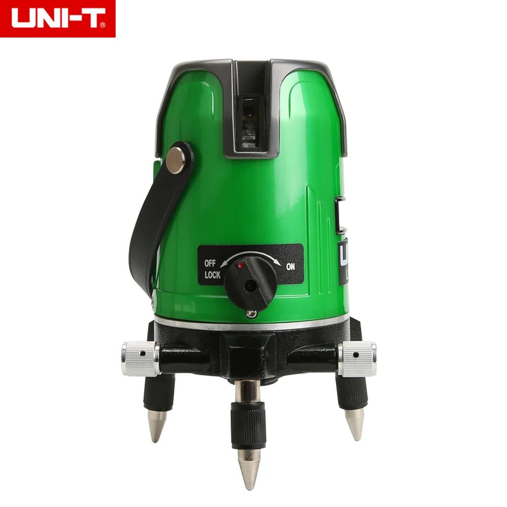 Зеленый лазерный уровень UNI T LM520G LM530G LM550G LM560G 532nm 2/3/5/12 линий 3 точки 360 градусов