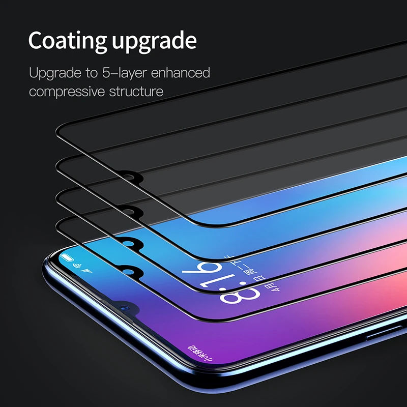 Baseus Tempered Glass For Xiaomi Mi 9 8 Se Mix 3 9D Full Cover Screen Protector For Xiaomi mi9 mi8 8se Mix3 Screen Protection