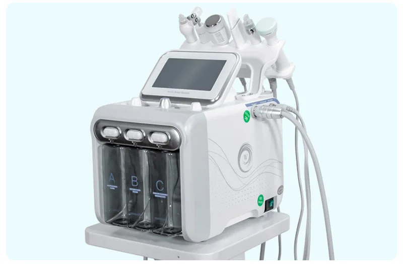 Hydro Dermabrasion Equipment H2 O2 Water Hydrafacial Oxygen Jet Peeling Skin Care BIO Lifting Ultrasonic Spa Beauty Machine