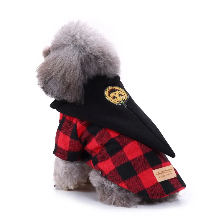 Забавная Одежда для собак на Хэллоуин, зимний костюм с милой собакой, косплей официантки, одежда для питомца, пальто, куртка с бульдогом, Рождественский наряд - Цвет: H