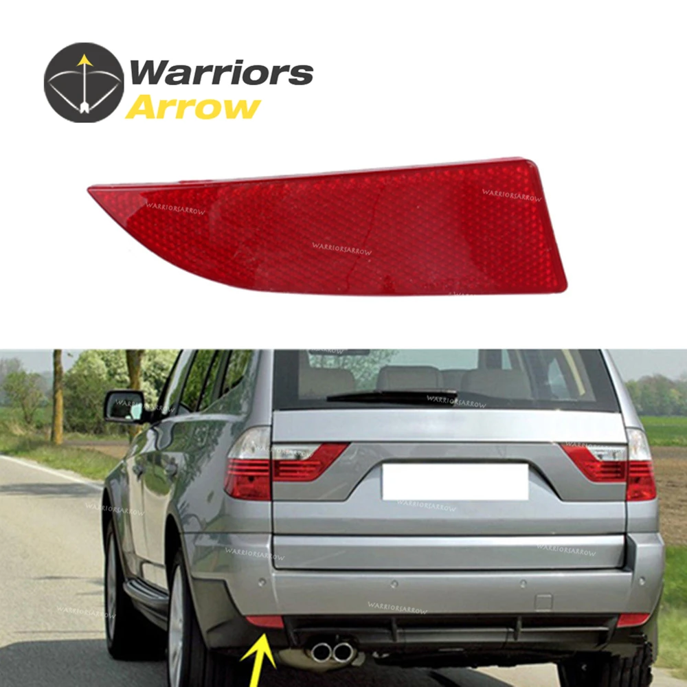 

63147162217 For BMW E83 X3 2007 2008 2009 2010 Rear Bumper Left Side Reflector Trim Cover Red 63 14 7 162 217