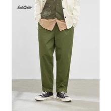 SODAWATER мужские модные базовые однотонные мужские штаны осенние уличные новые шаровары Хип-хоп свободные хлопковые брюки карго 93366W